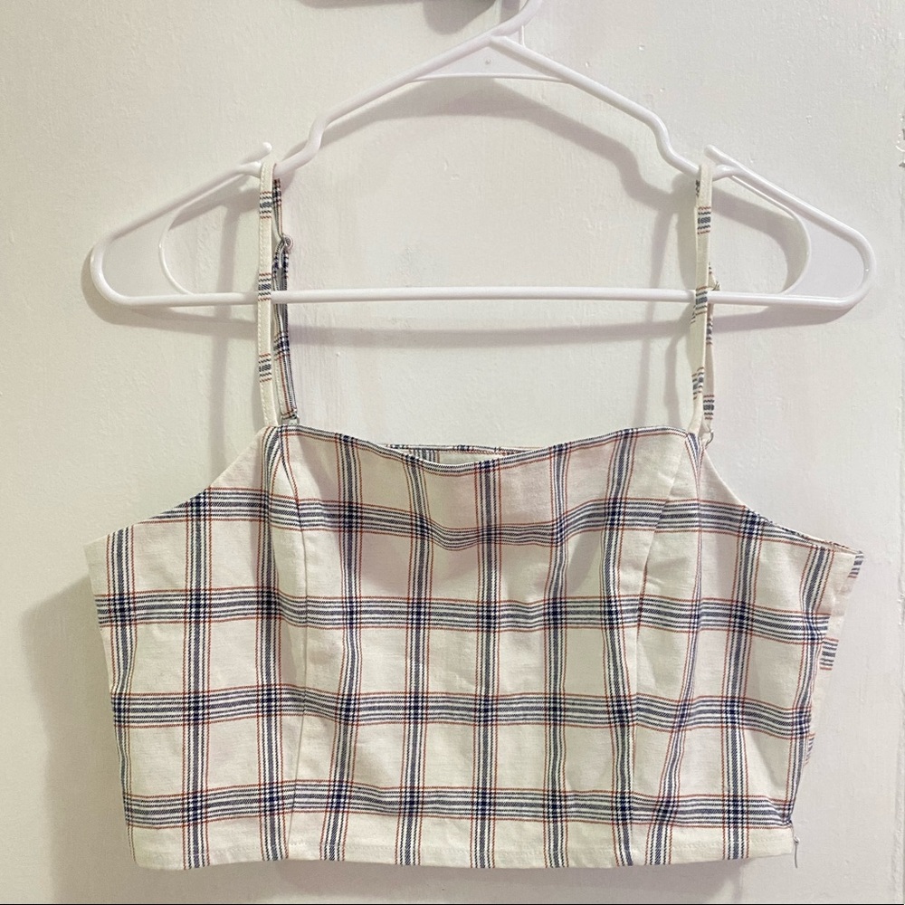 Stripped Cropped Tank